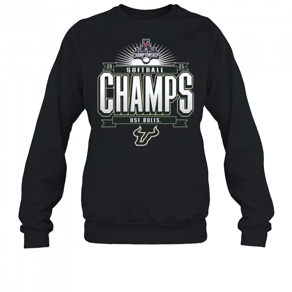 South Florida Bulls 2025 AAC Softball Conference Tournament Champions Shirt Sweatshirt