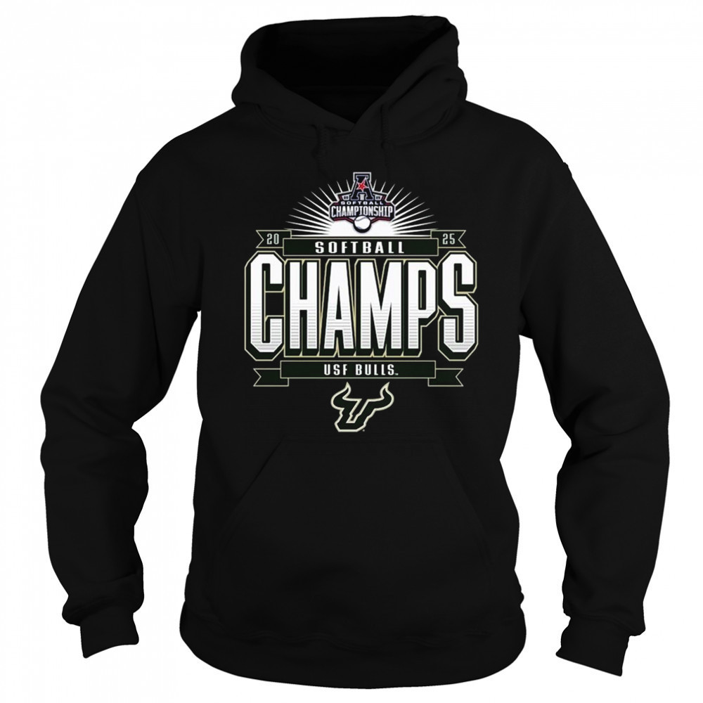 South Florida Bulls 2025 AAC Softball Conference Tournament Champions Shirt Sweatshirt