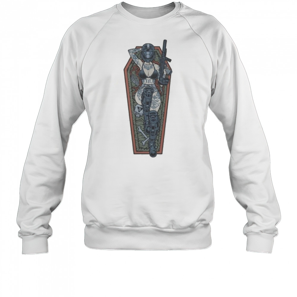Space Siren Threat Llama T-shirt Sweatshirt