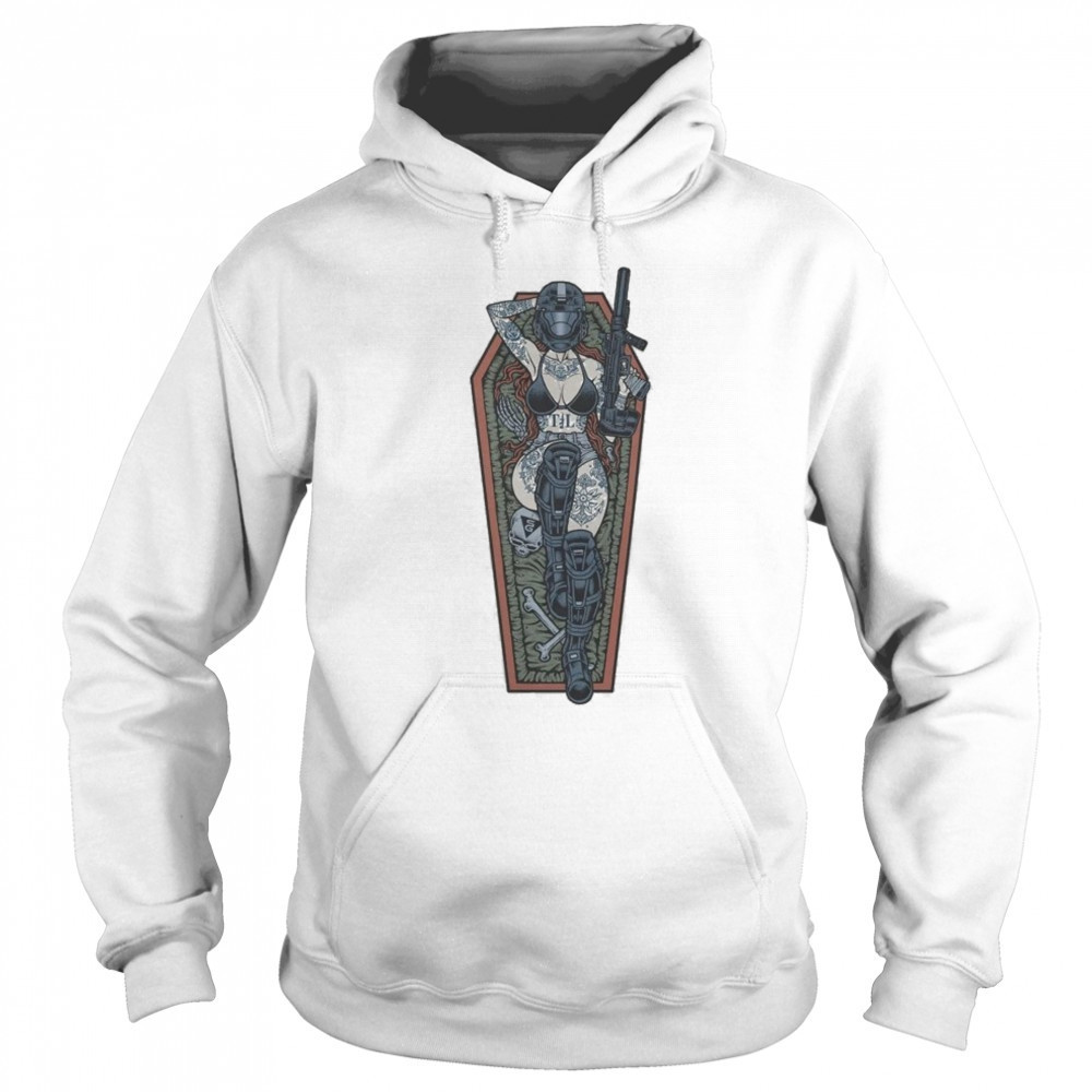 Space Siren Threat Llama T-shirt Sweatshirt