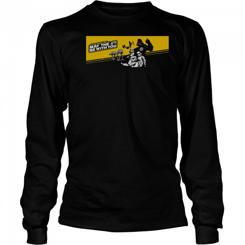 Star Wars Day May The 4th Be With You T-Shirt Long Sleeved