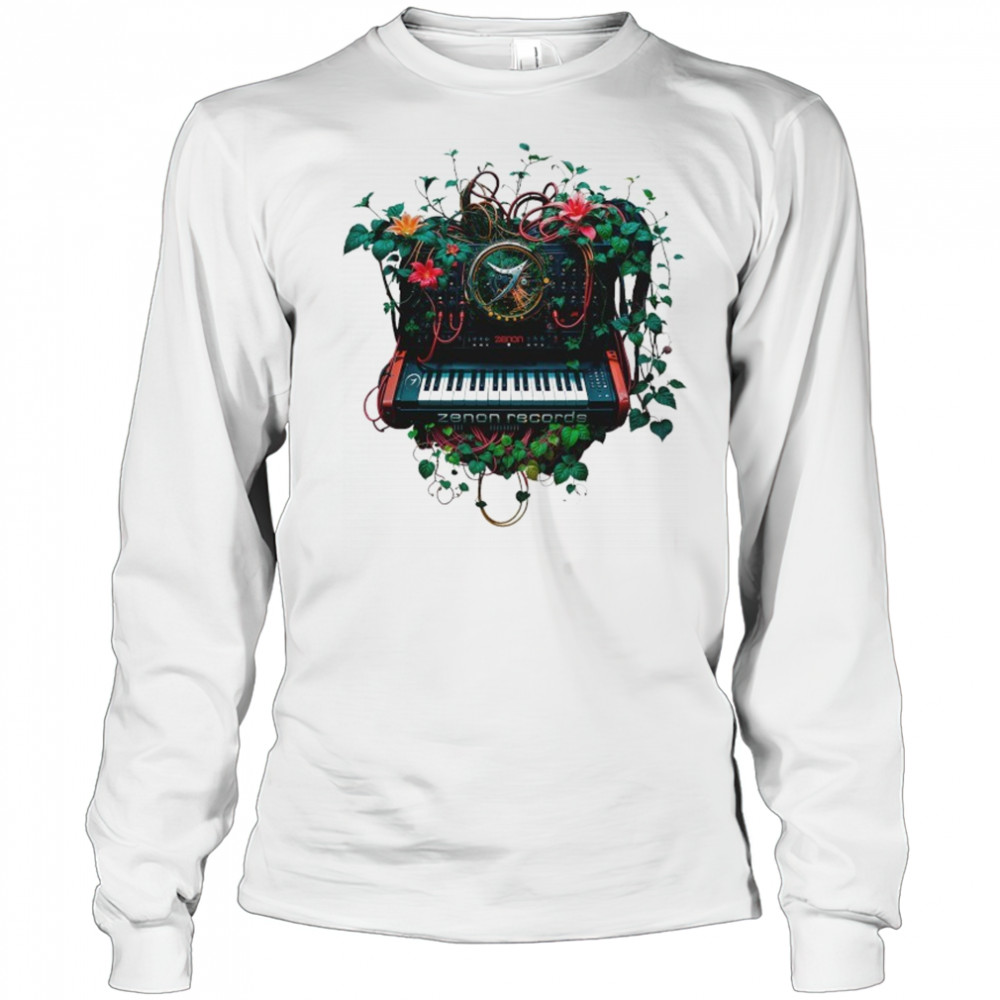Synth Organix Piano T-shirt Long Sleeved