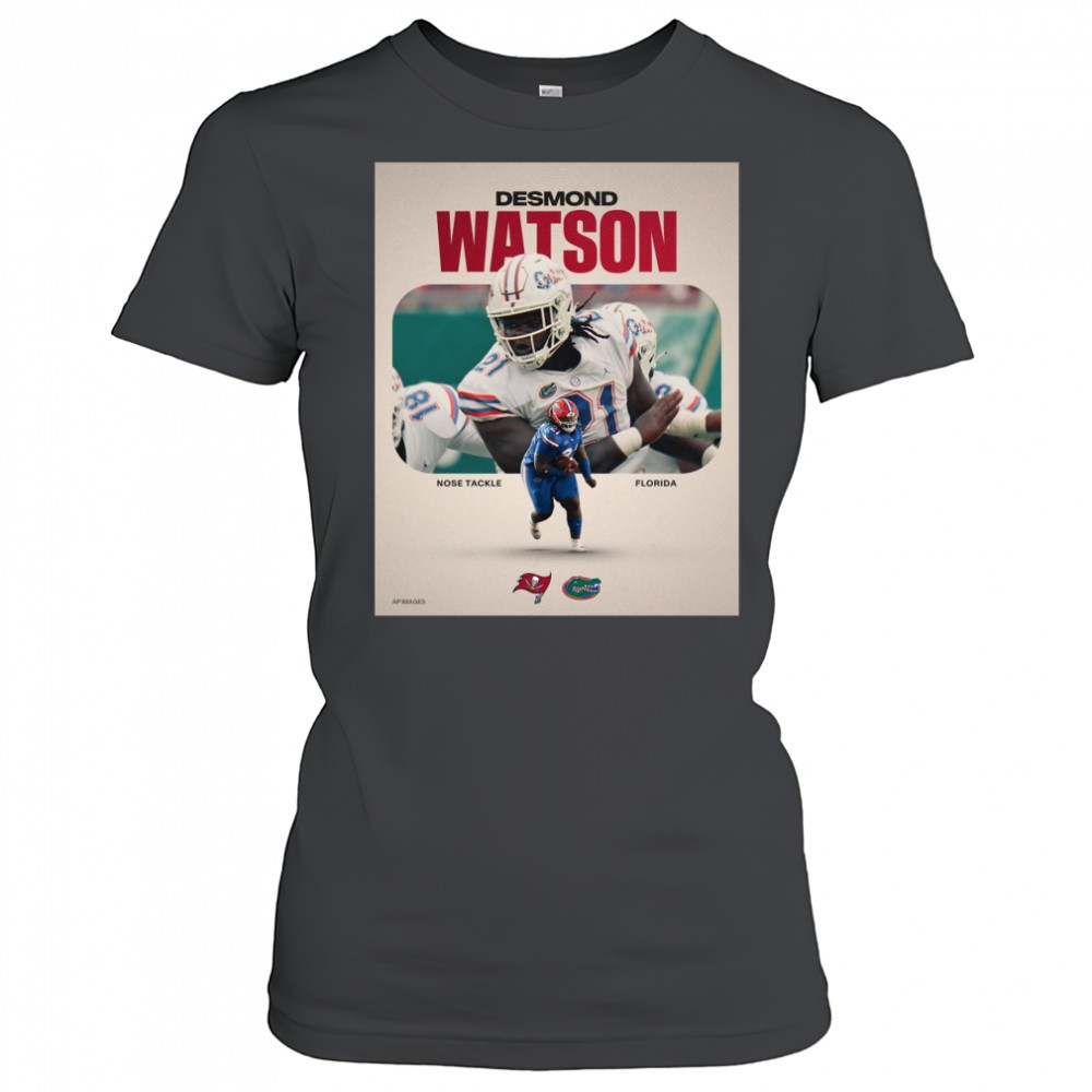 Tampa Bay Buccaneers Football Desmond Watson Nose Tackle Florida Poster t-shirt Women's T-shirt