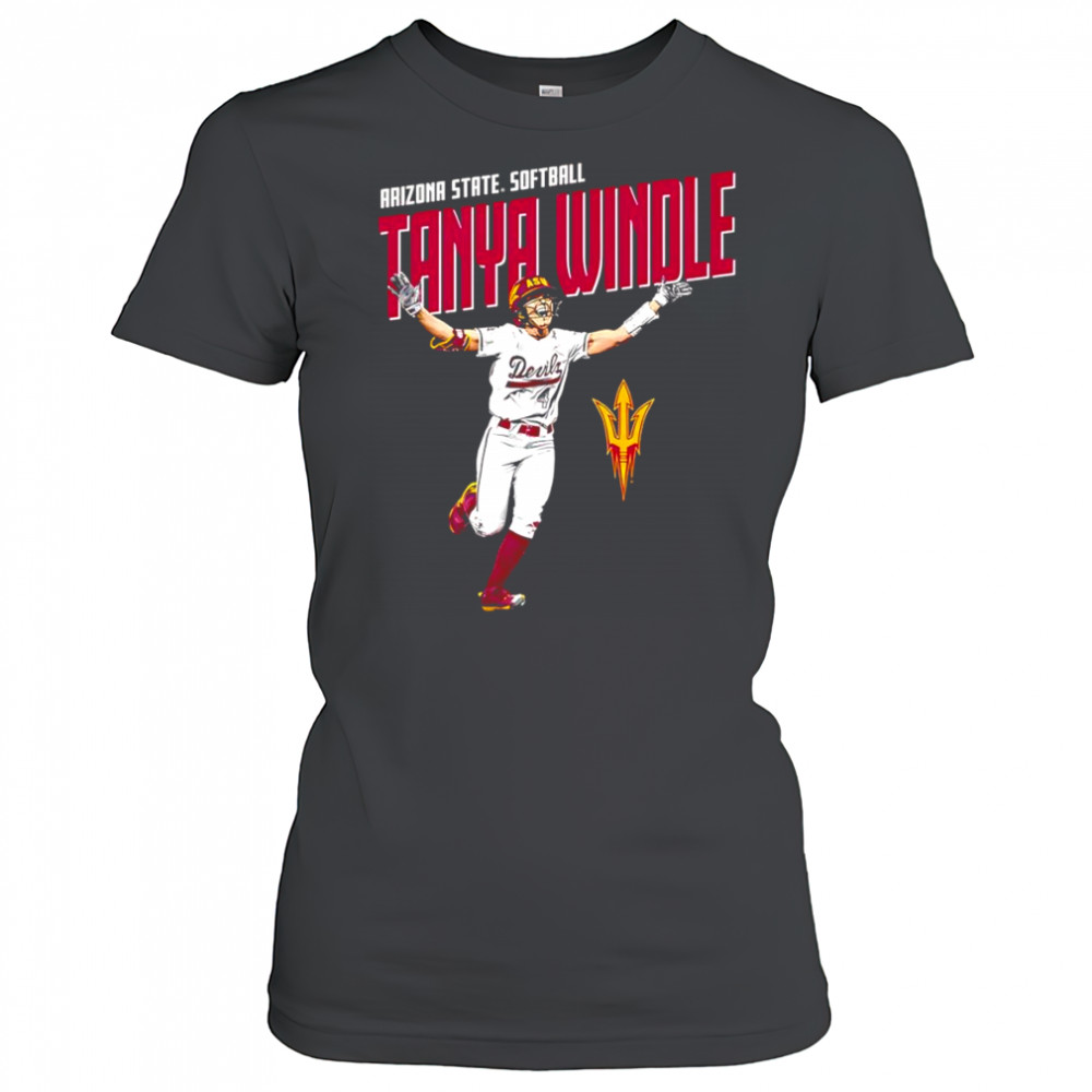 Tanya Windle Arizona State softball portrait shirt Women's T-shirt