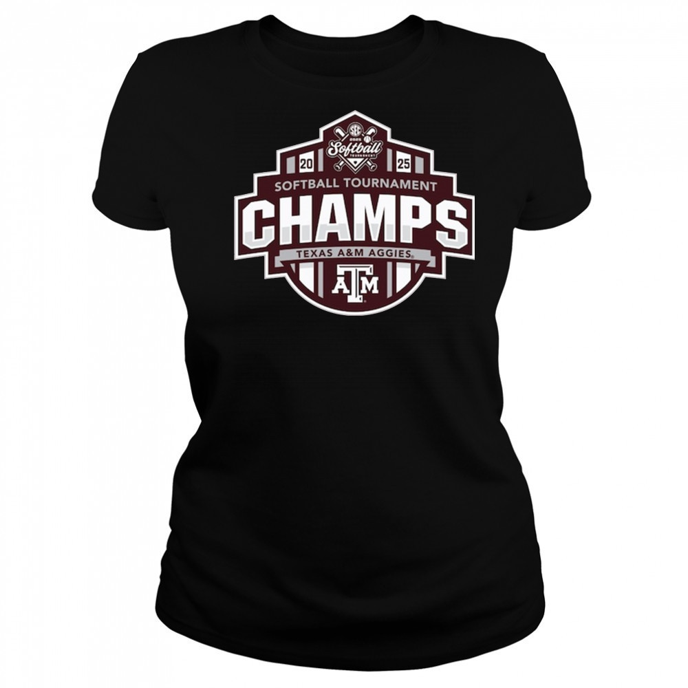 Texas A&M Aggies SEC Softball Conference Tournament Champions Locker Room NCAA 2025 t-shirt Women's T-shirt