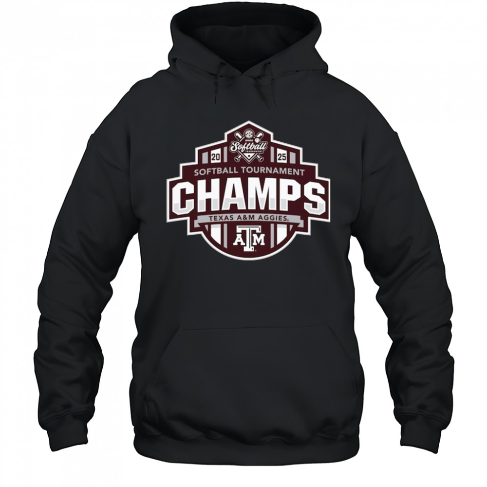 Texas A&M Aggies SEC Softball Conference Tournament Champions Locker Room NCAA 2025 t-shirt Hoodie