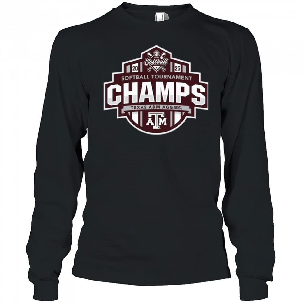 Texas A&M Aggies SEC Softball Conference Tournament Champions Locker Room NCAA 2025 t-shirt Long Sleeved