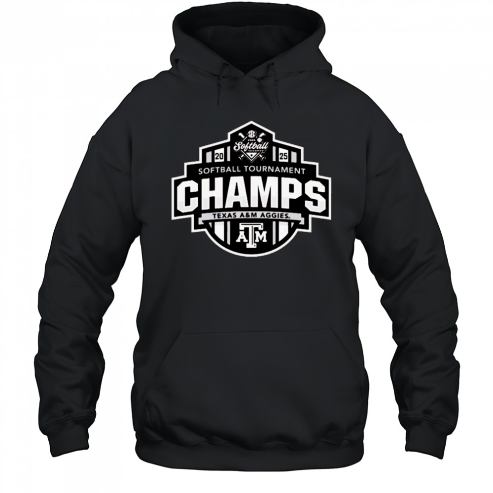 Texas A&M Aggies Softball 2025 SEC Conference Tournament Champions T-shirt Hoodie