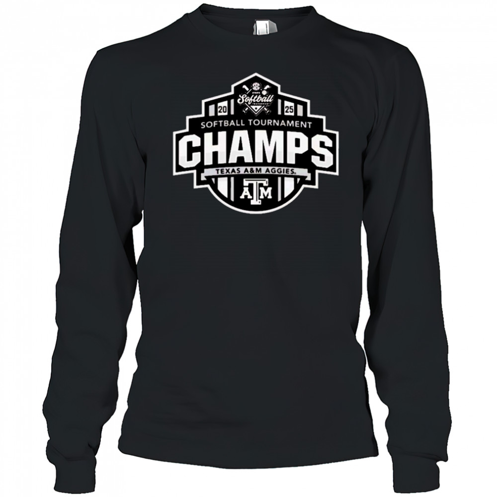 Texas A&M Aggies Softball 2025 SEC Conference Tournament Champions T-shirt Long Sleeved