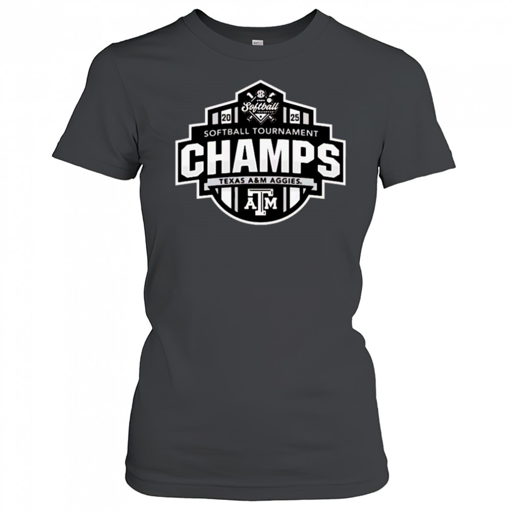 Texas A&M Aggies Softball 2025 SEC Conference Tournament Champions T-shirt Women's T-shirt