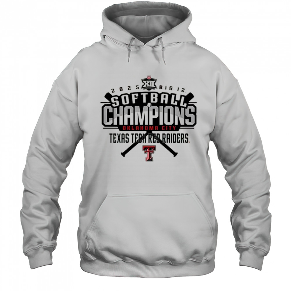 Texas Tech Red Raiders Big 12 Softball Conference Tournament Champions Locker Room 2025 t-shirt Hoodie