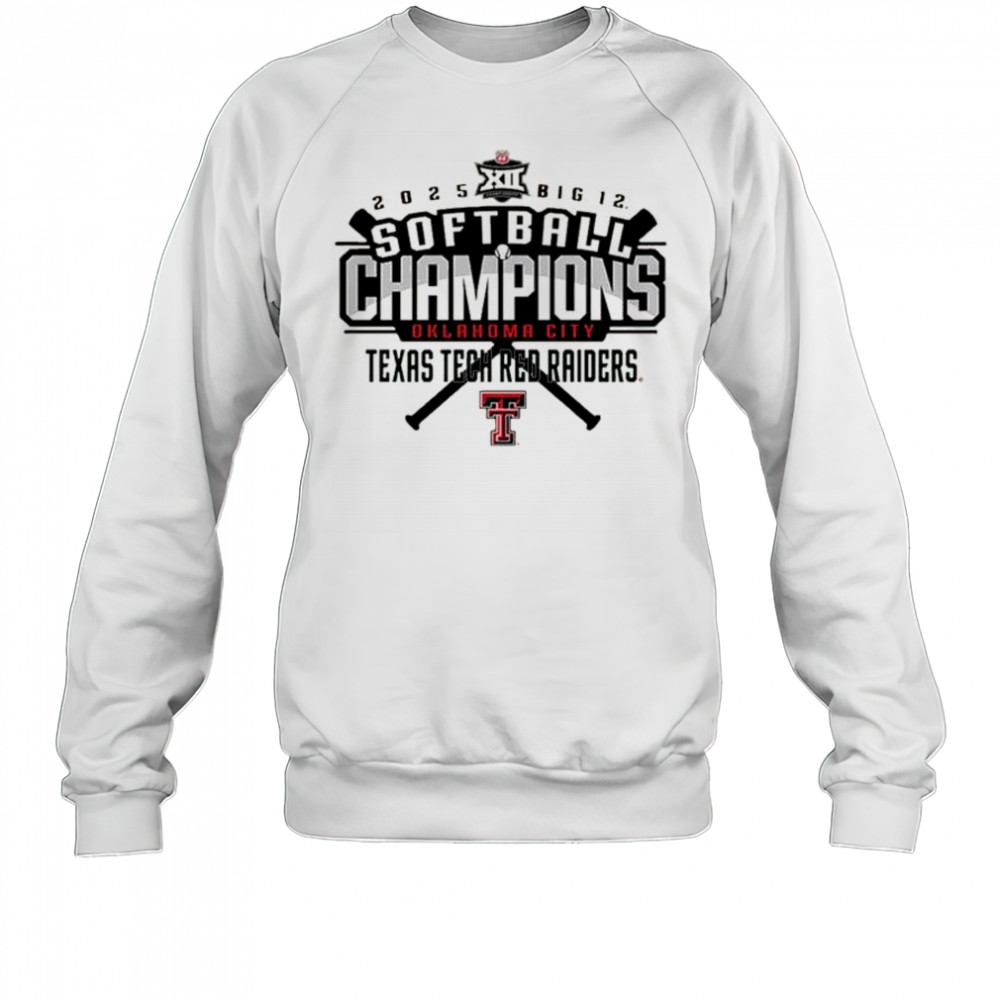 Texas Tech Red Raiders Big 12 Softball Conference Tournament Champions Locker Room 2025 t-shirt Sweatshirt