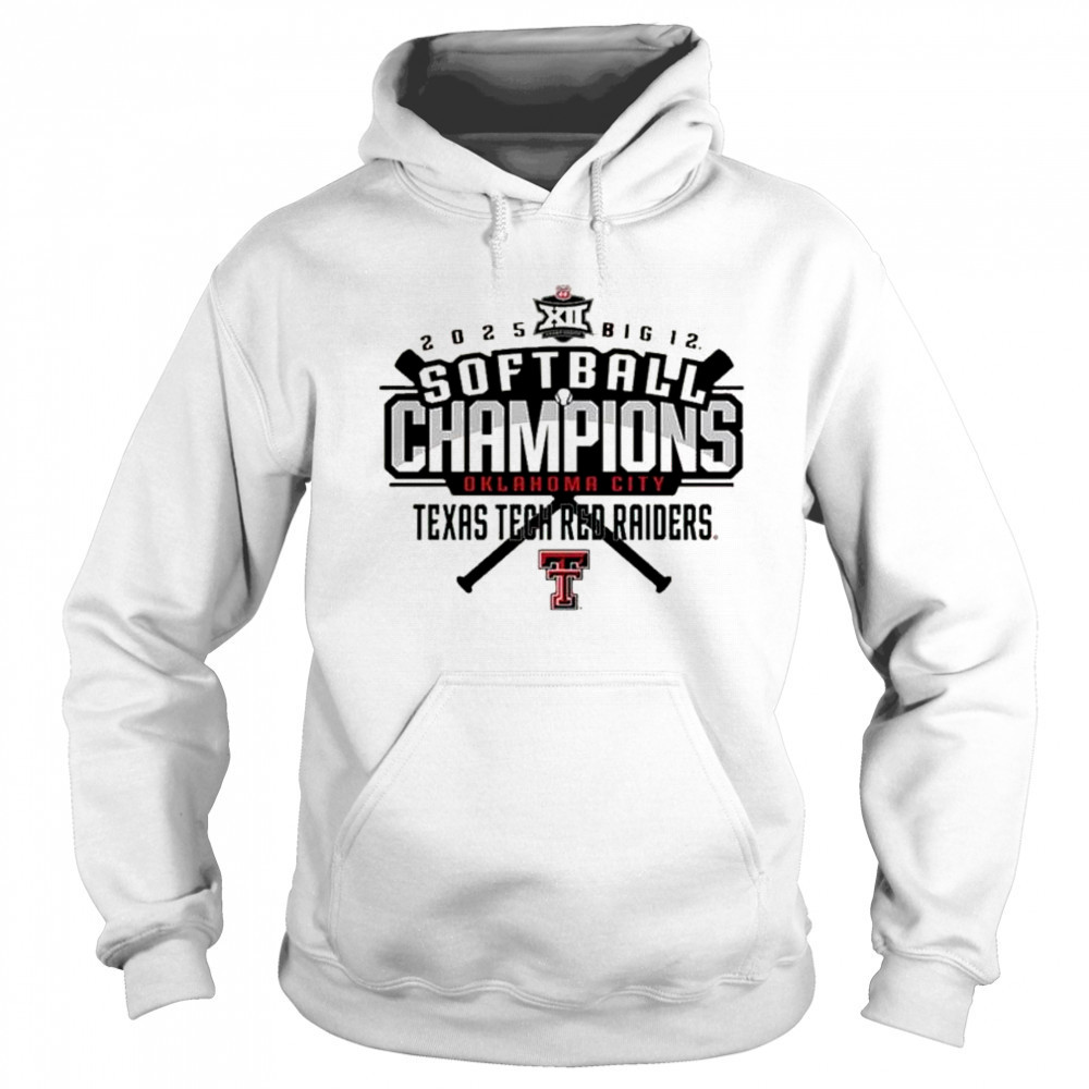 Texas Tech Red Raiders Big 12 Softball Conference Tournament Champions Locker Room 2025 t-shirt Sweatshirt