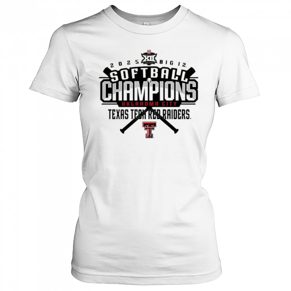 Texas Tech Red Raiders Big 12 Softball Conference Tournament Champions Locker Room 2025 t-shirt Women's T-shirt