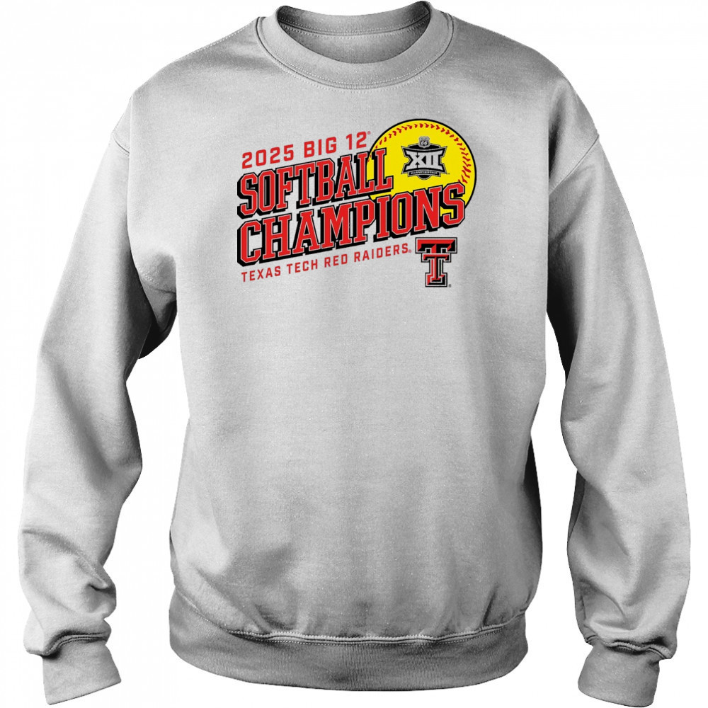 Texas Tech Red Raiders Big 12 Softball Conference Tournament Champions NCAA 2025 t-shirt Hoodie