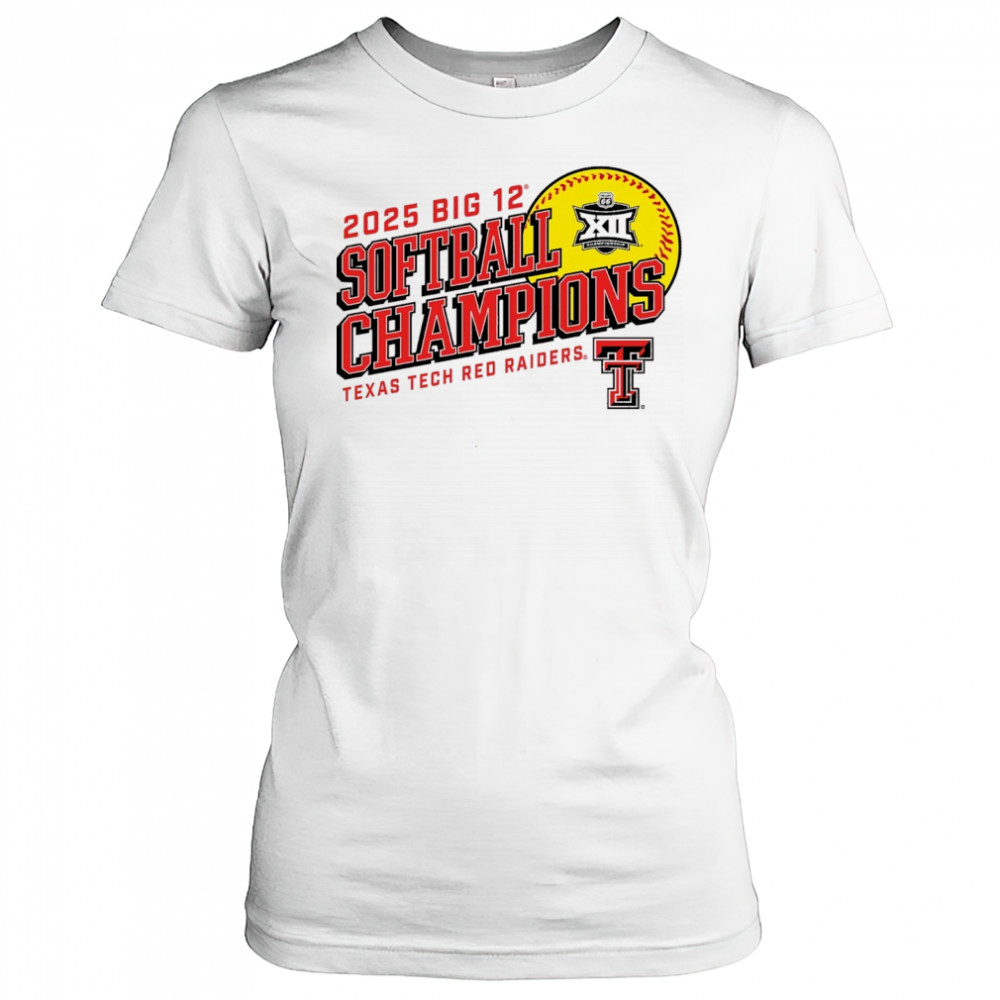 Texas Tech Red Raiders Big 12 Softball Conference Tournament Champions NCAA 2025 t-shirt Women's T-shirt