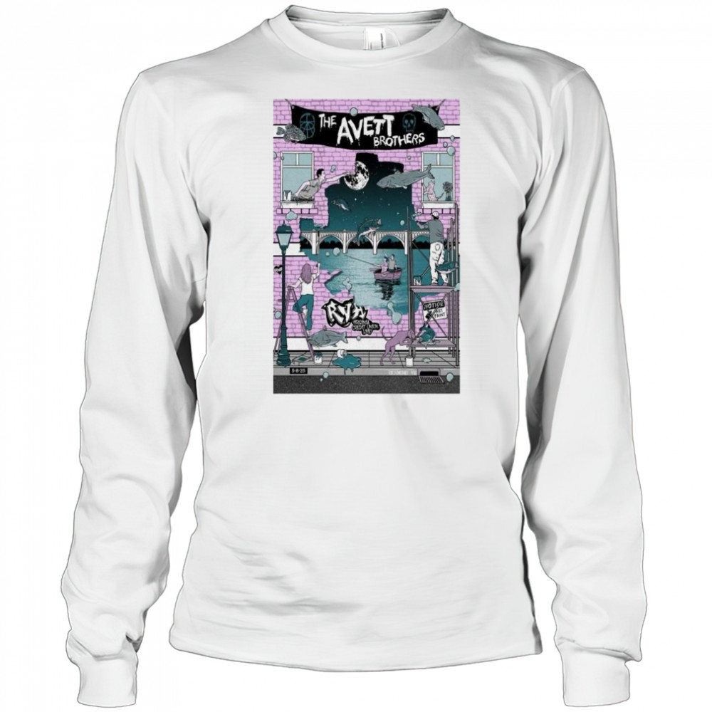 The Avett Brothers Virginia Credit Union LIVE! In Richmond VA May 8 2025 Tour t-shirt Long Sleeved