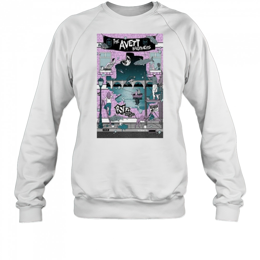 The Avett Brothers Virginia Credit Union LIVE! In Richmond VA May 8 2025 Tour t-shirt Sweatshirt