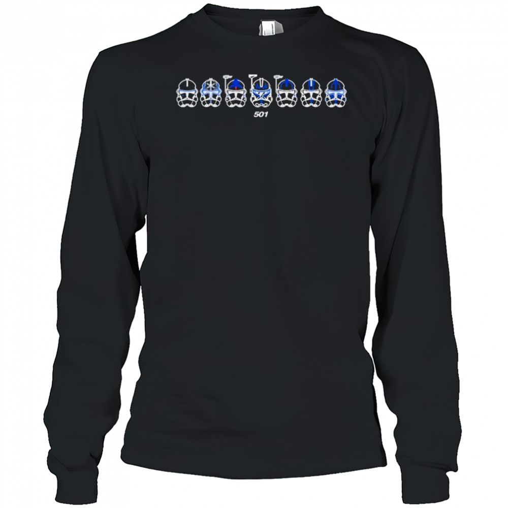 The Knight Squadron 501 Squad Choose Option Helmet T-shirt Long Sleeved