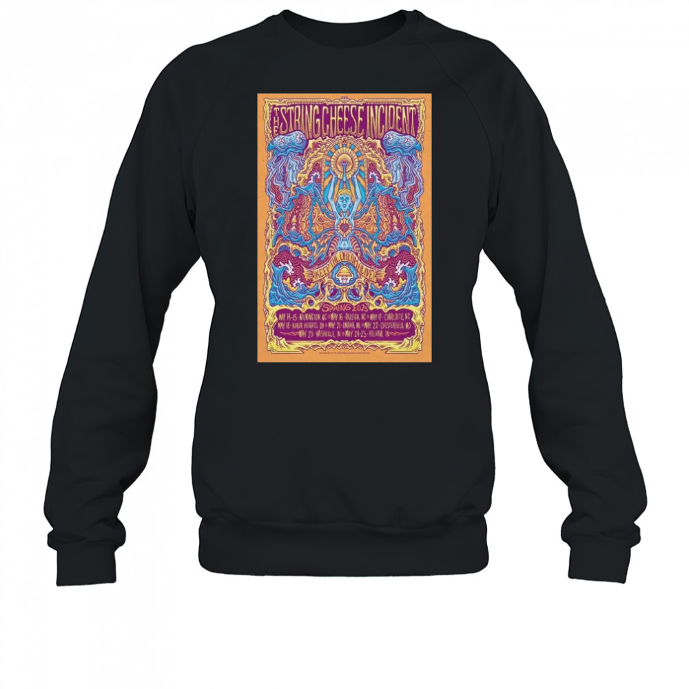 The String Cheese Incident Spring Tour 2025 t-shirt Sweatshirt