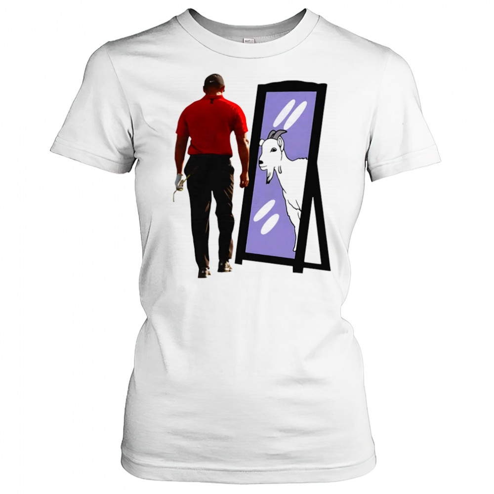 Tiger Woods Goat mirror shirt Women's T-shirt