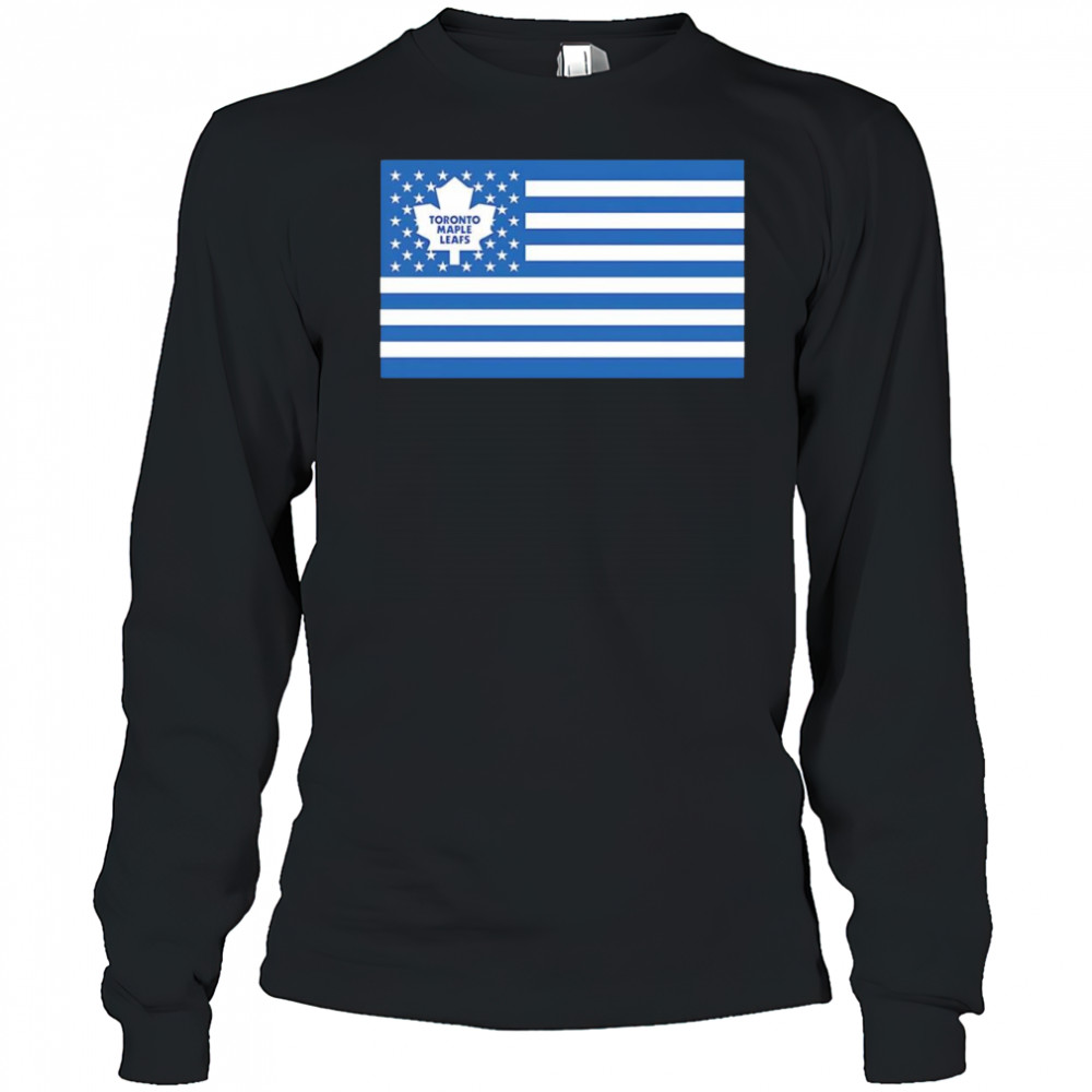 Toronto Maple Leafs American flag shirt Long Sleeved