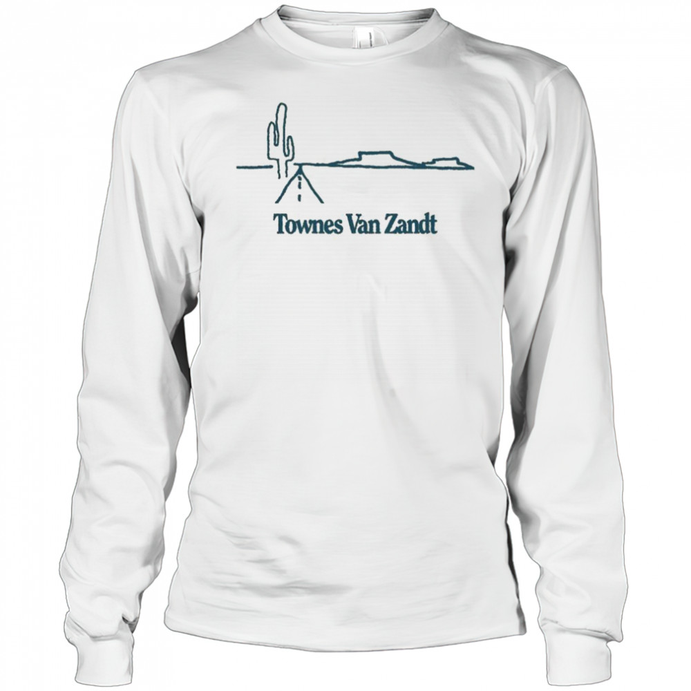 Townes Van Zandt Cactus T-shirt Long Sleeved