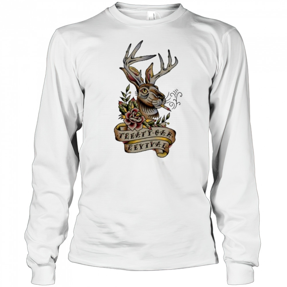 Treaty Oak Revival Jack Rabbit Cigarettes T-shirt Long Sleeved
