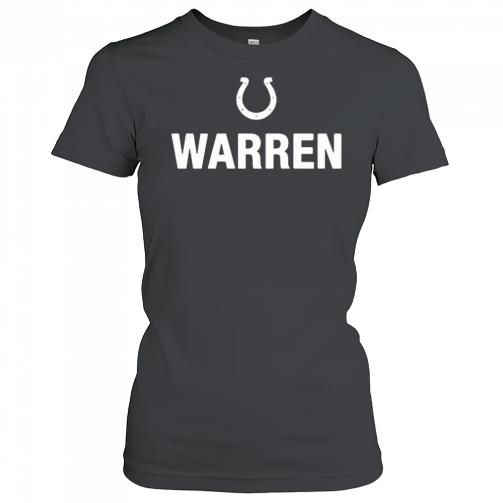 Tyler Warren Wearing Indianapolis Colts Warren Football New t-shirt Women's T-shirt