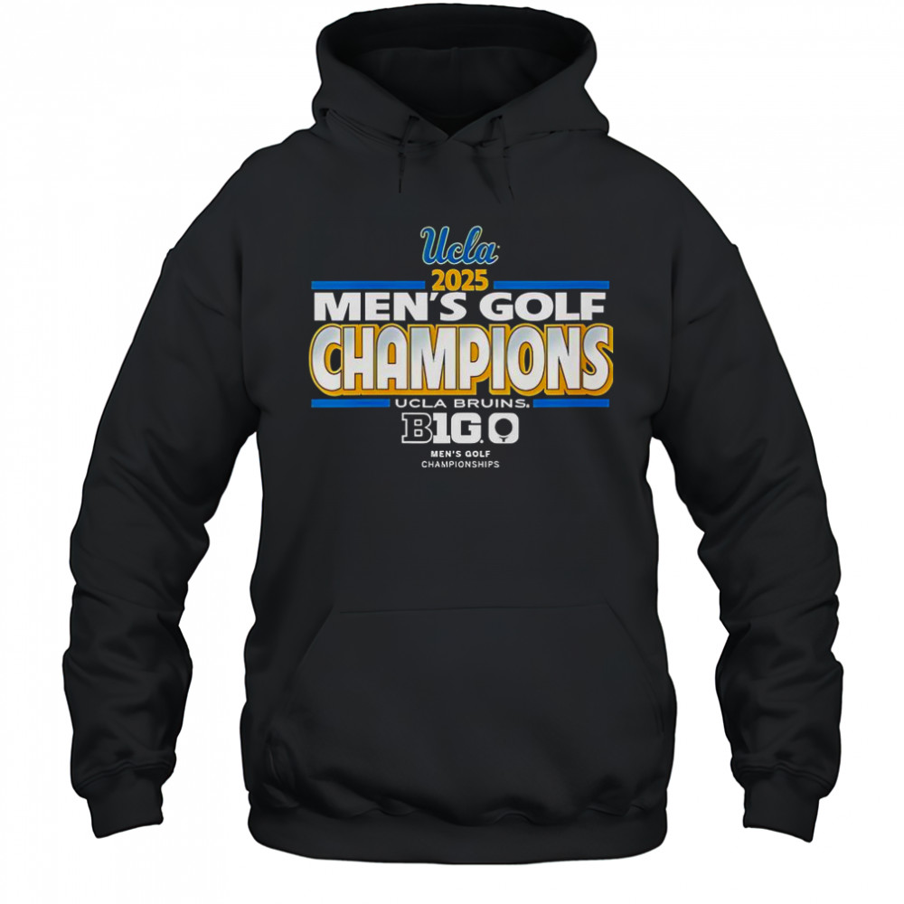 UCLA Bruins Men’s Golf Big Ten Champs 2025 Tournament T-Shirt Hoodie