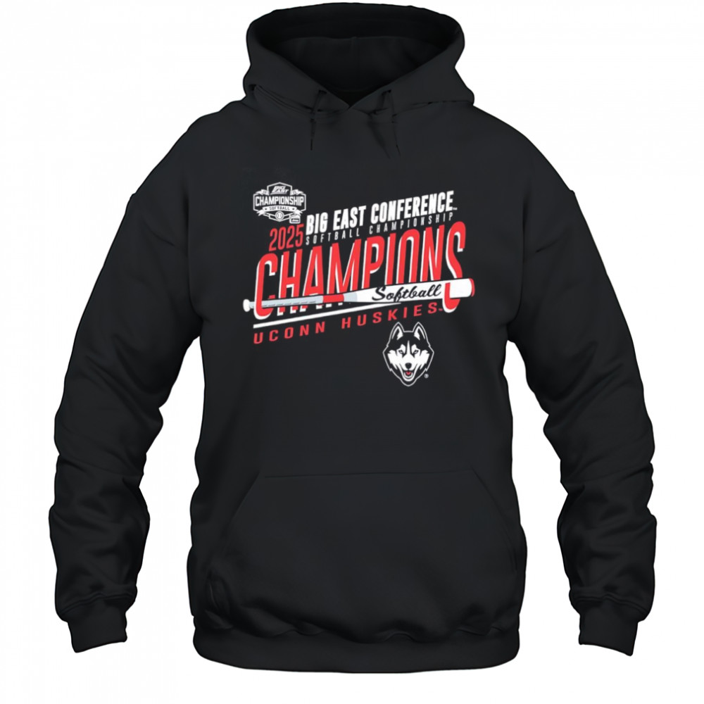 UConn Huskies 2025 Big East Softball Champions shirt Hoodie
