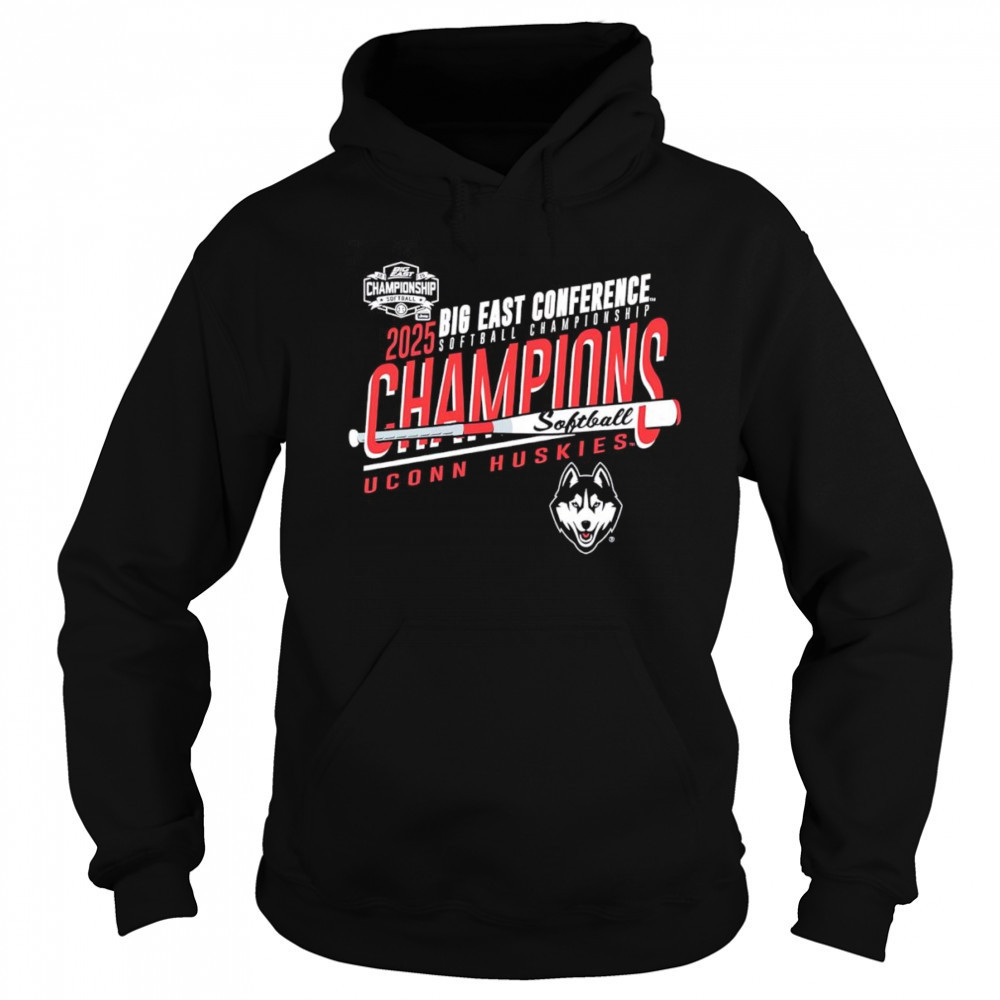 UConn Huskies 2025 Big East Softball Champions shirt Sweatshirt