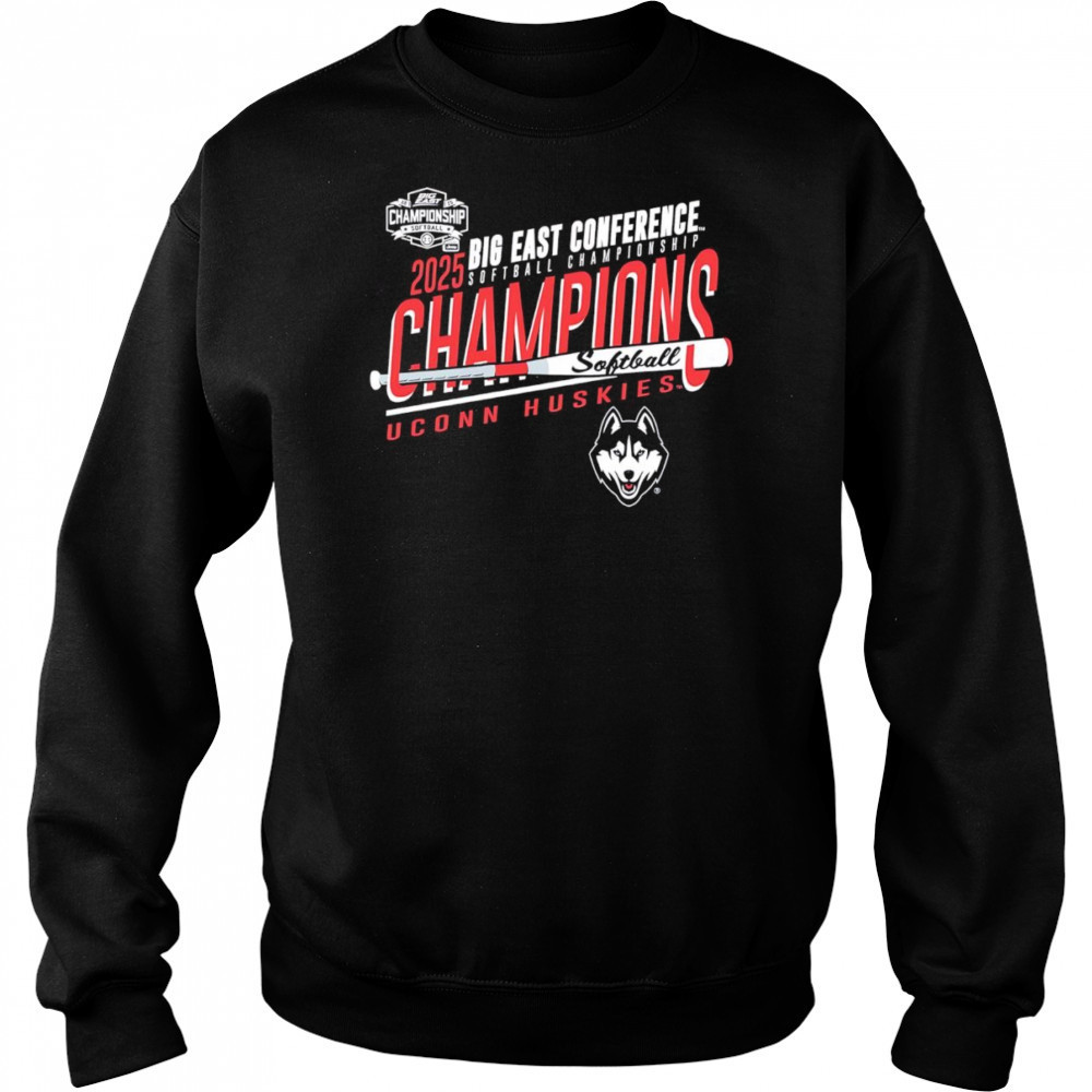 UConn Huskies 2025 Big East Softball Champions shirt Hoodie