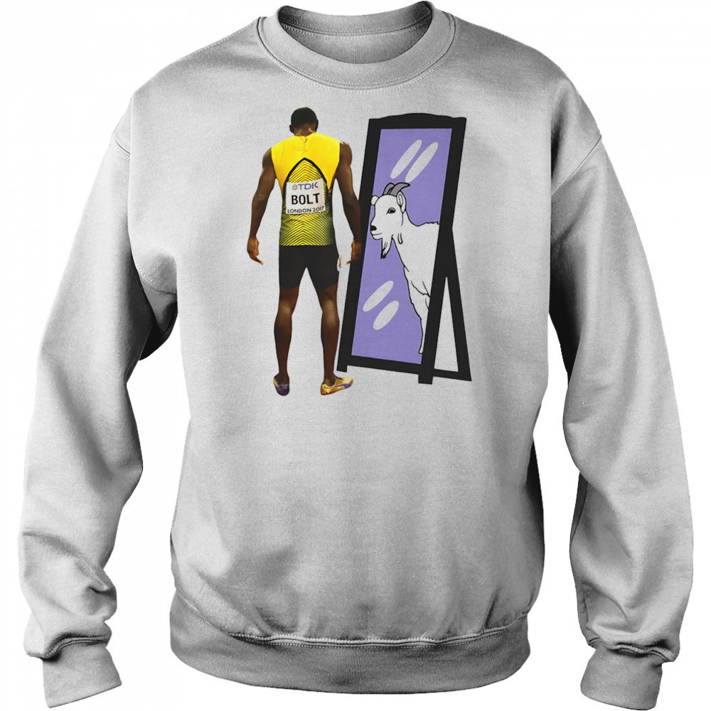 Usain Bolt Goat mirror shirt Hoodie