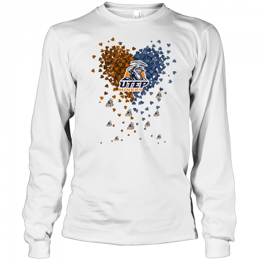 Utep miners heart explosion shirt Long Sleeved