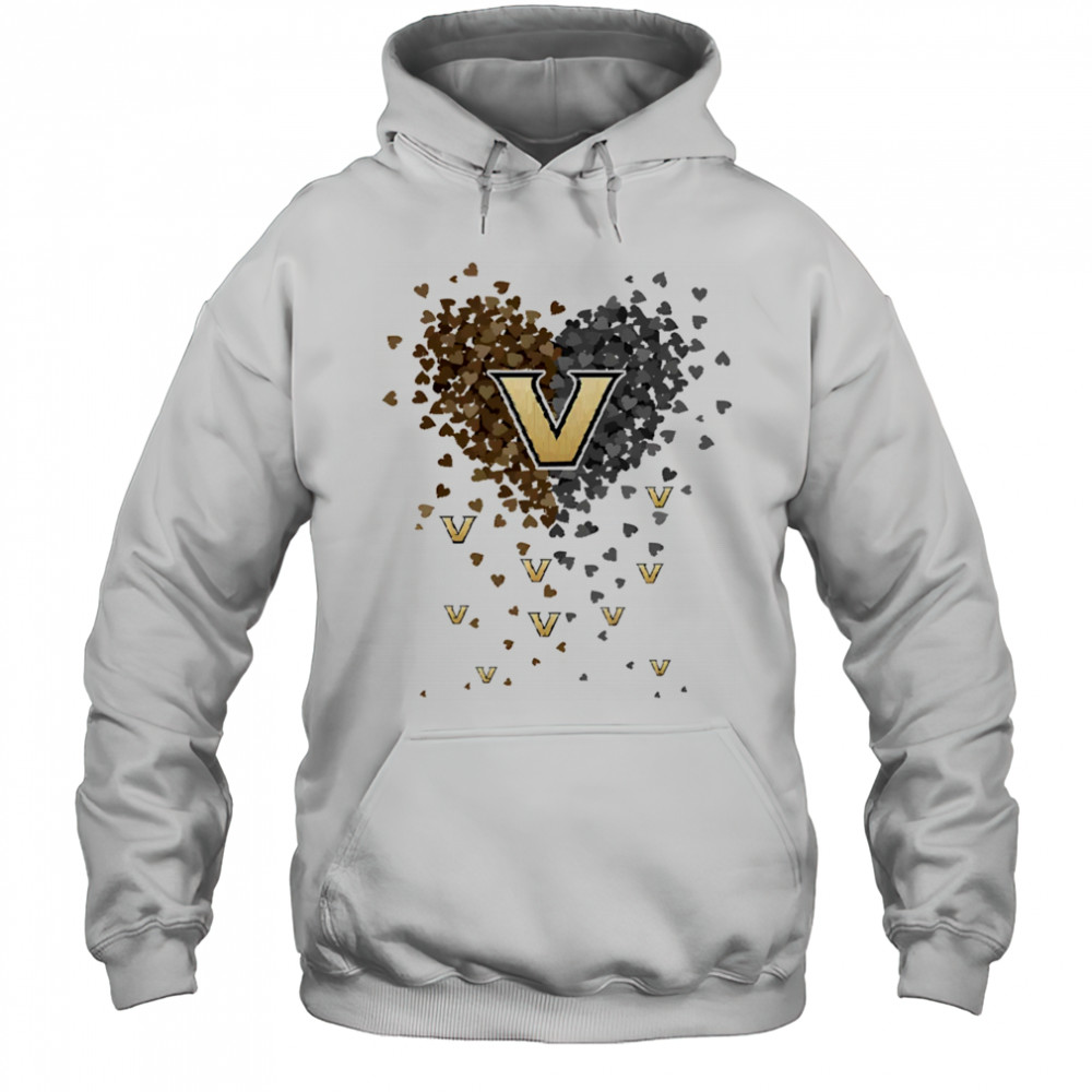 Vanderbilt commodores heart explosion shirt Hoodie