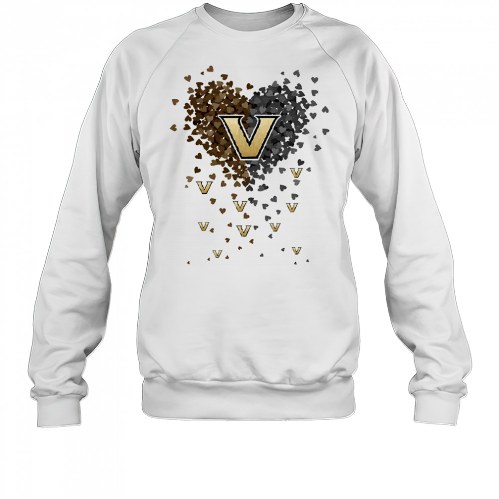 Vanderbilt commodores heart explosion shirt Sweatshirt