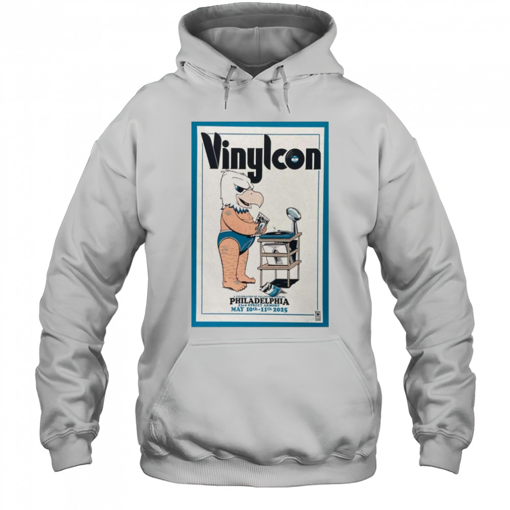 VinylCon Philadelphia May 10 – 11 2025 Poster Tour Shirt Hoodie