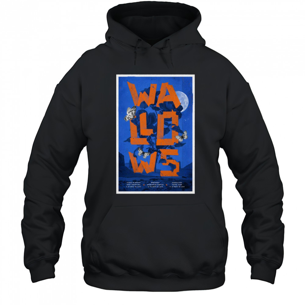 Wallows World Tour May 9-10-11 2025 Pepsi Center Wtc Showcenter Complex Teatro Diana t-shirt Hoodie