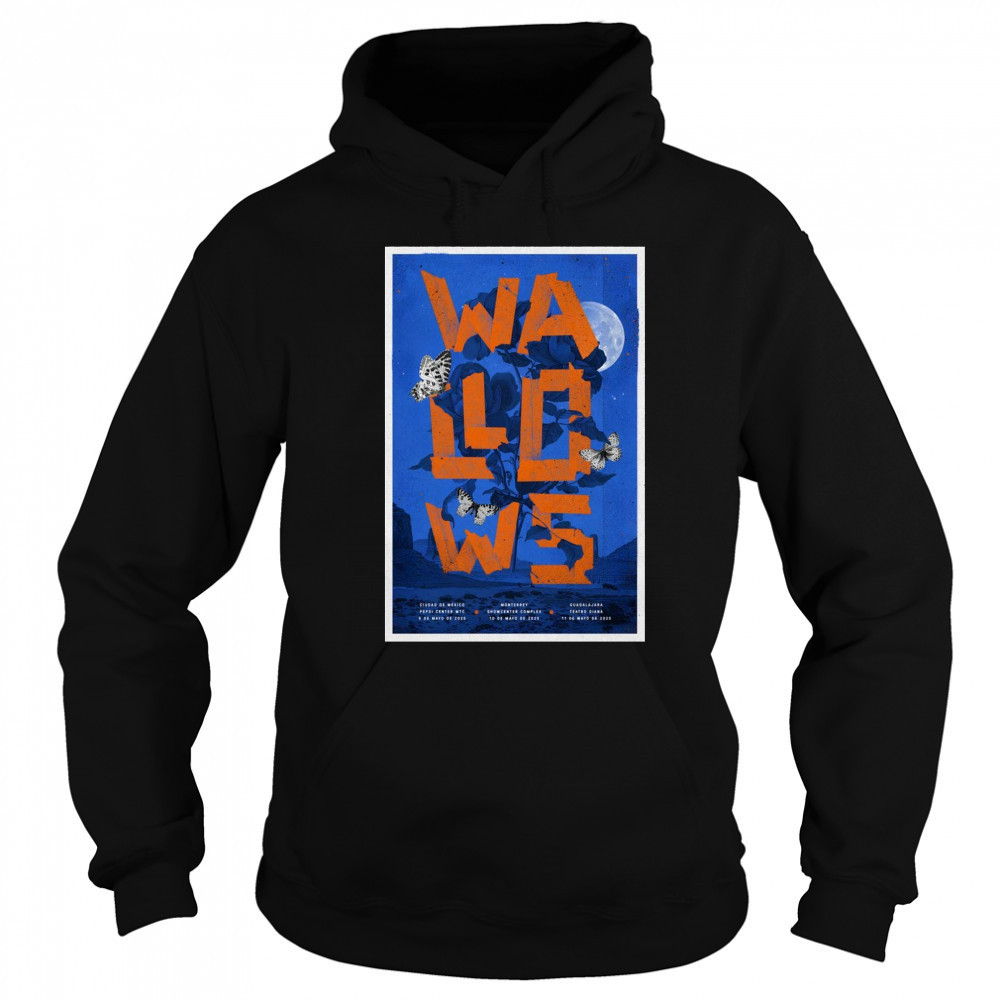 Wallows World Tour May 9-10-11 2025 Pepsi Center Wtc Showcenter Complex Teatro Diana t-shirt Sweatshirt