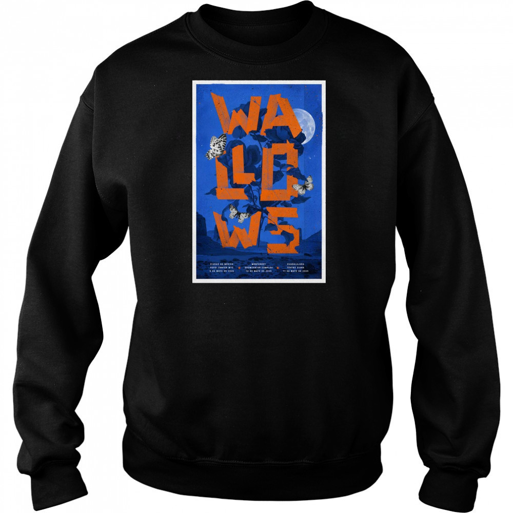 Wallows World Tour May 9-10-11 2025 Pepsi Center Wtc Showcenter Complex Teatro Diana t-shirt Hoodie