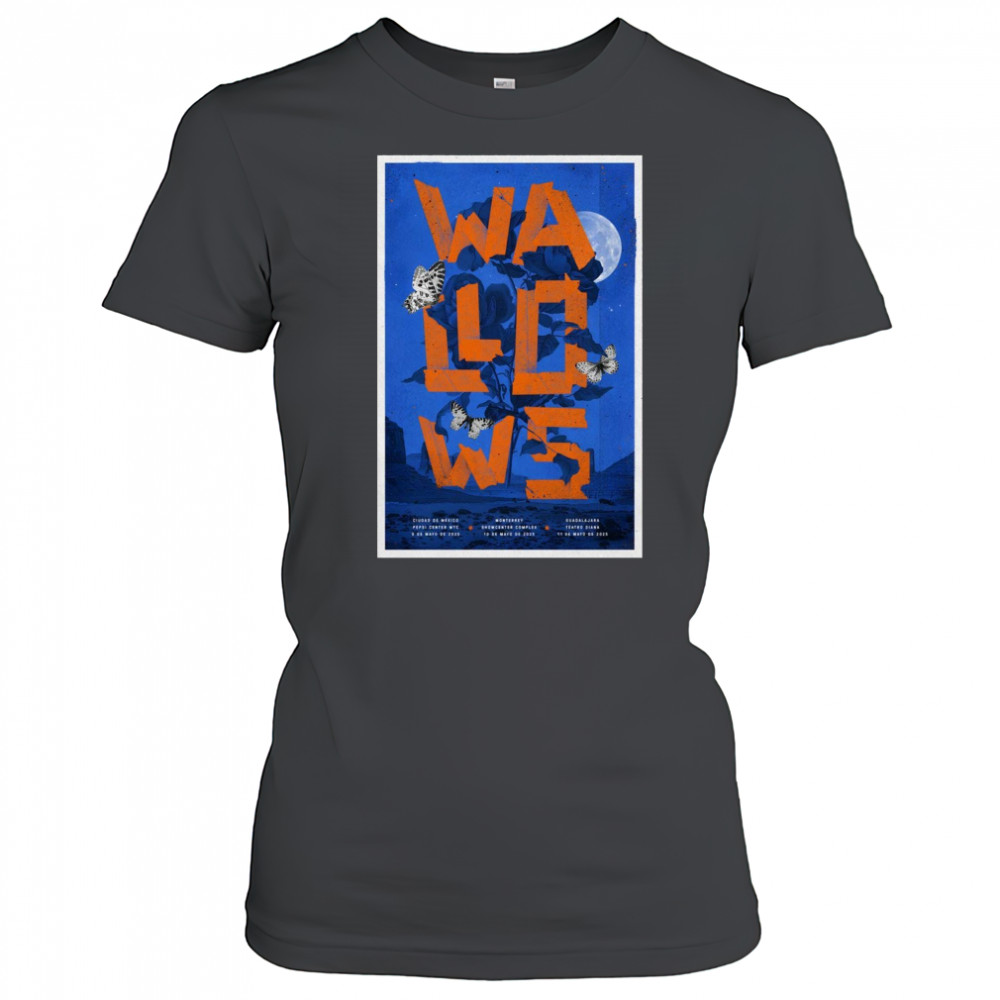 Wallows World Tour May 9-10-11 2025 Pepsi Center Wtc Showcenter Complex Teatro Diana t-shirt Women's T-shirt