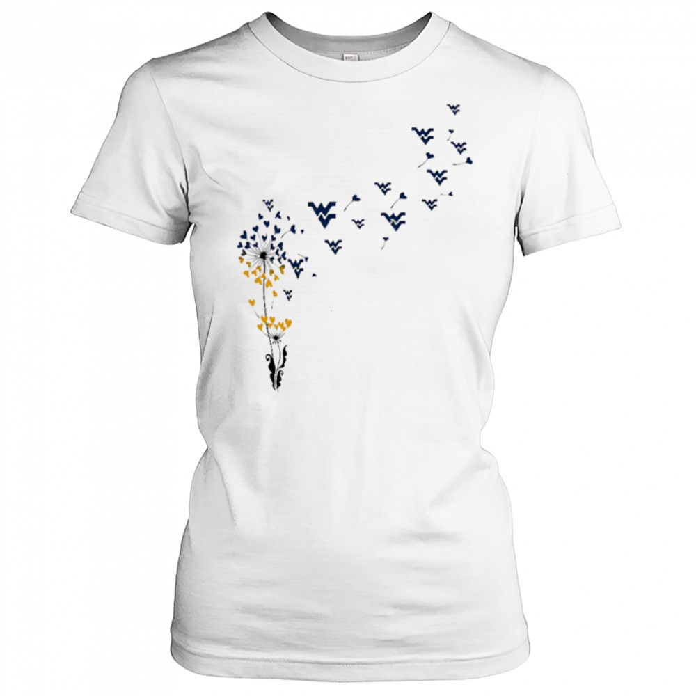 West Virginia Mountaineers Heart Dandelion shirt Women's T-shirt