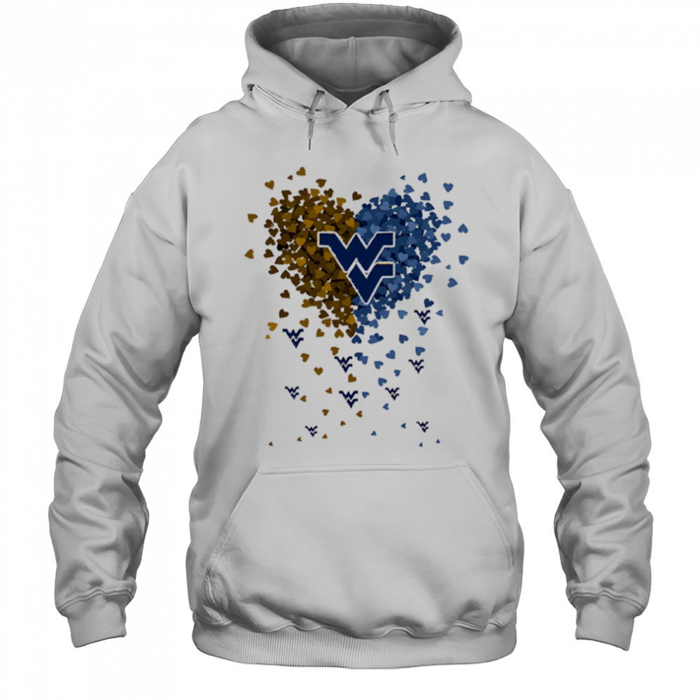 West Virginia mountaineers heart explosion shirt Hoodie