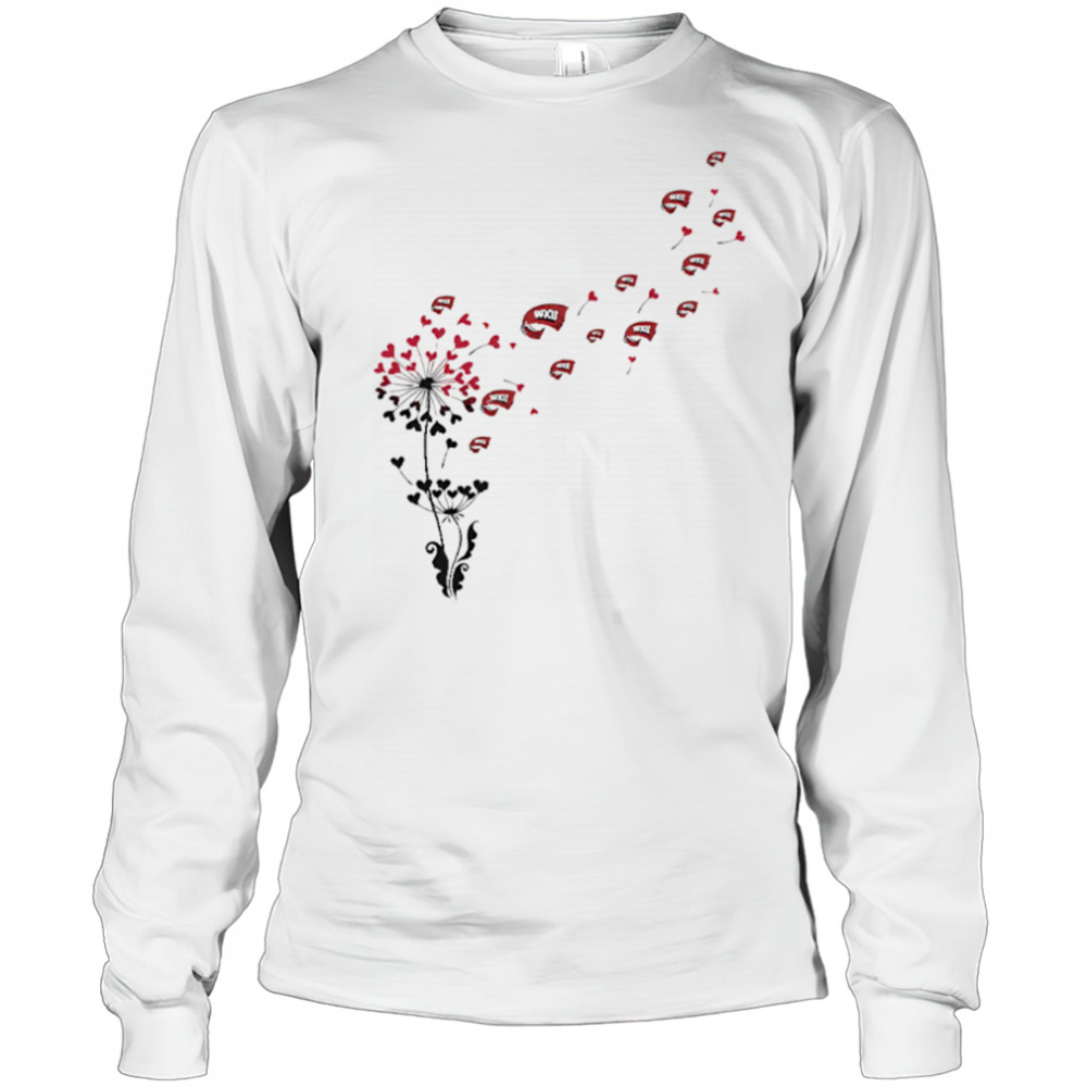 Western Kentucky hilltoppers heart dandelion shirt Long Sleeved