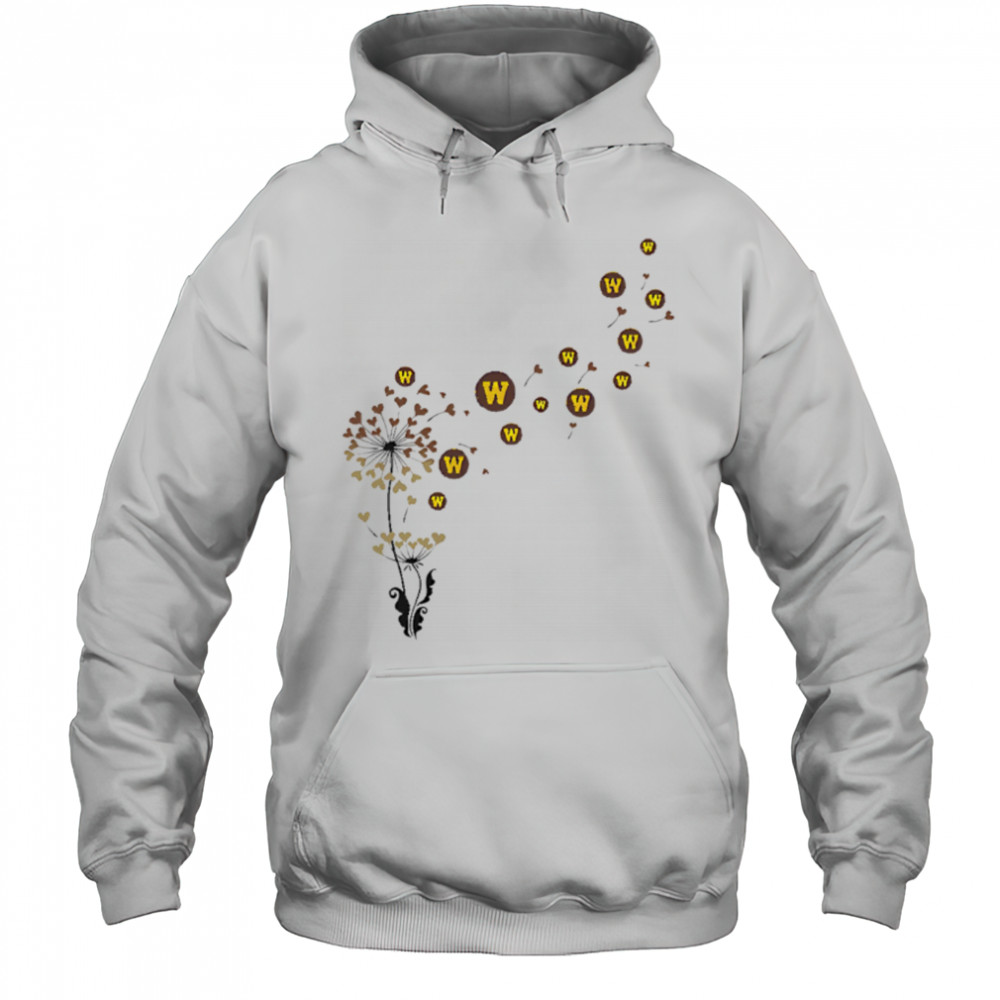 Western Michigan broncos heart dandelion shirt Hoodie