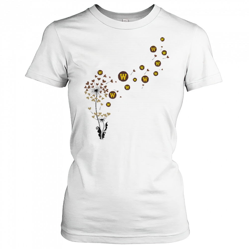 Western Michigan broncos heart dandelion shirt Women's T-shirt
