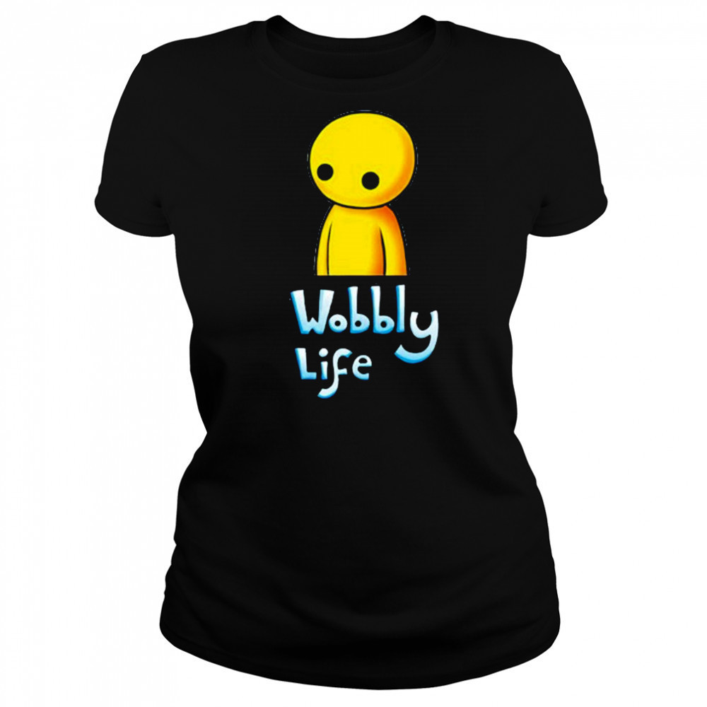Wobbly Life Plain Wobbly Logo T-Shirt Women's T-shirt