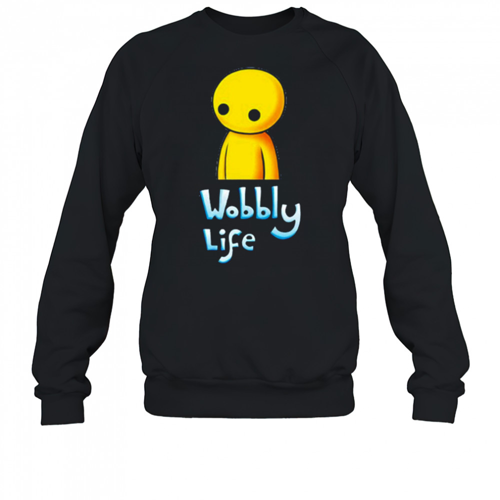 Wobbly Life Plain Wobbly Logo T-Shirt Sweatshirt