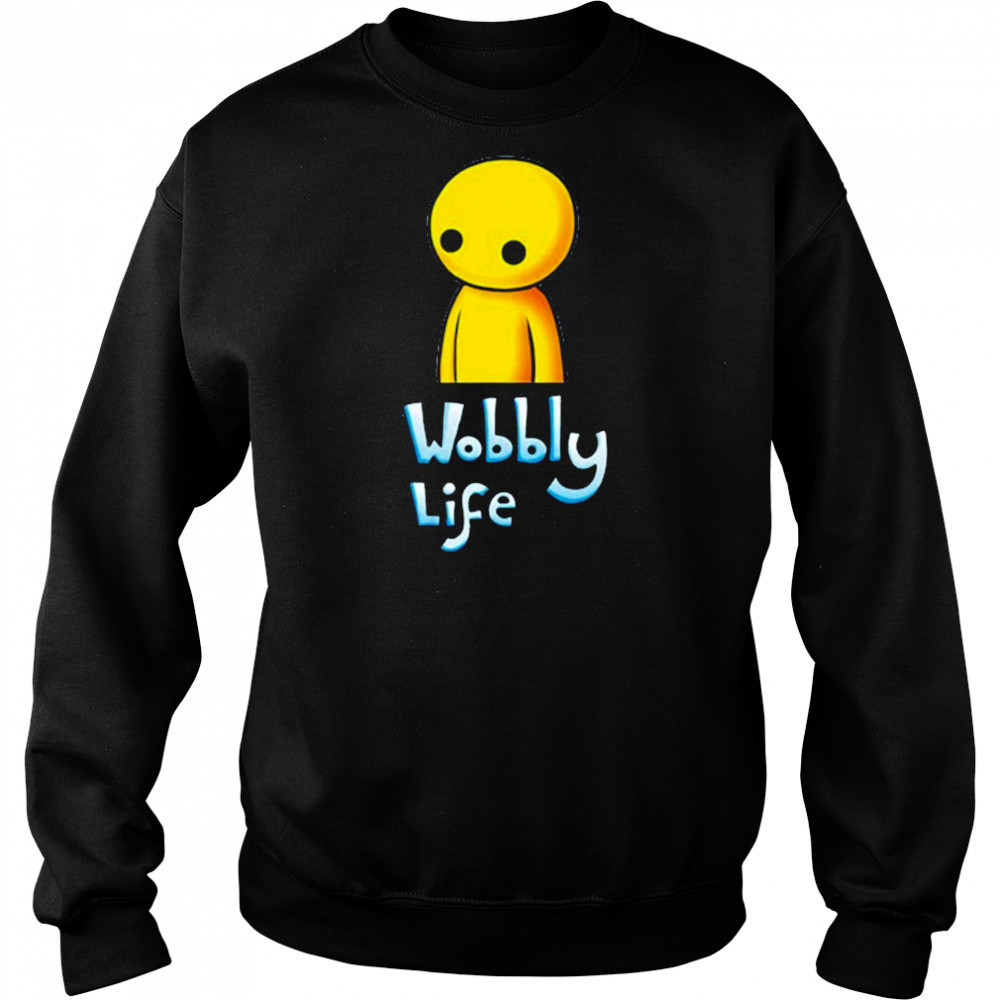 Wobbly Life Plain Wobbly Logo T-Shirt Hoodie